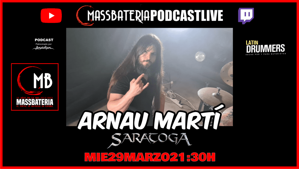 ARNAU MARTI NUEVO BATERÍA DE SARATOGA