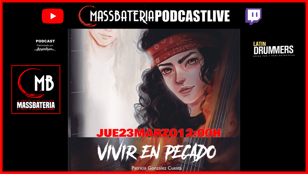 #109 MASSBATERIA PODCAST LIVE-FundAME-CONCIERTO BENÉFICO-INÉS DRAKE