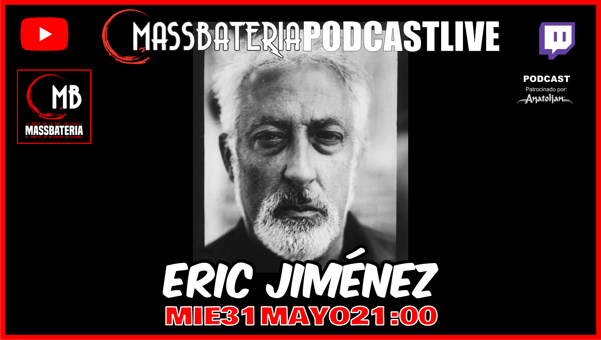 Eric Jimenez de Los Planetas se descubre en Massbateria