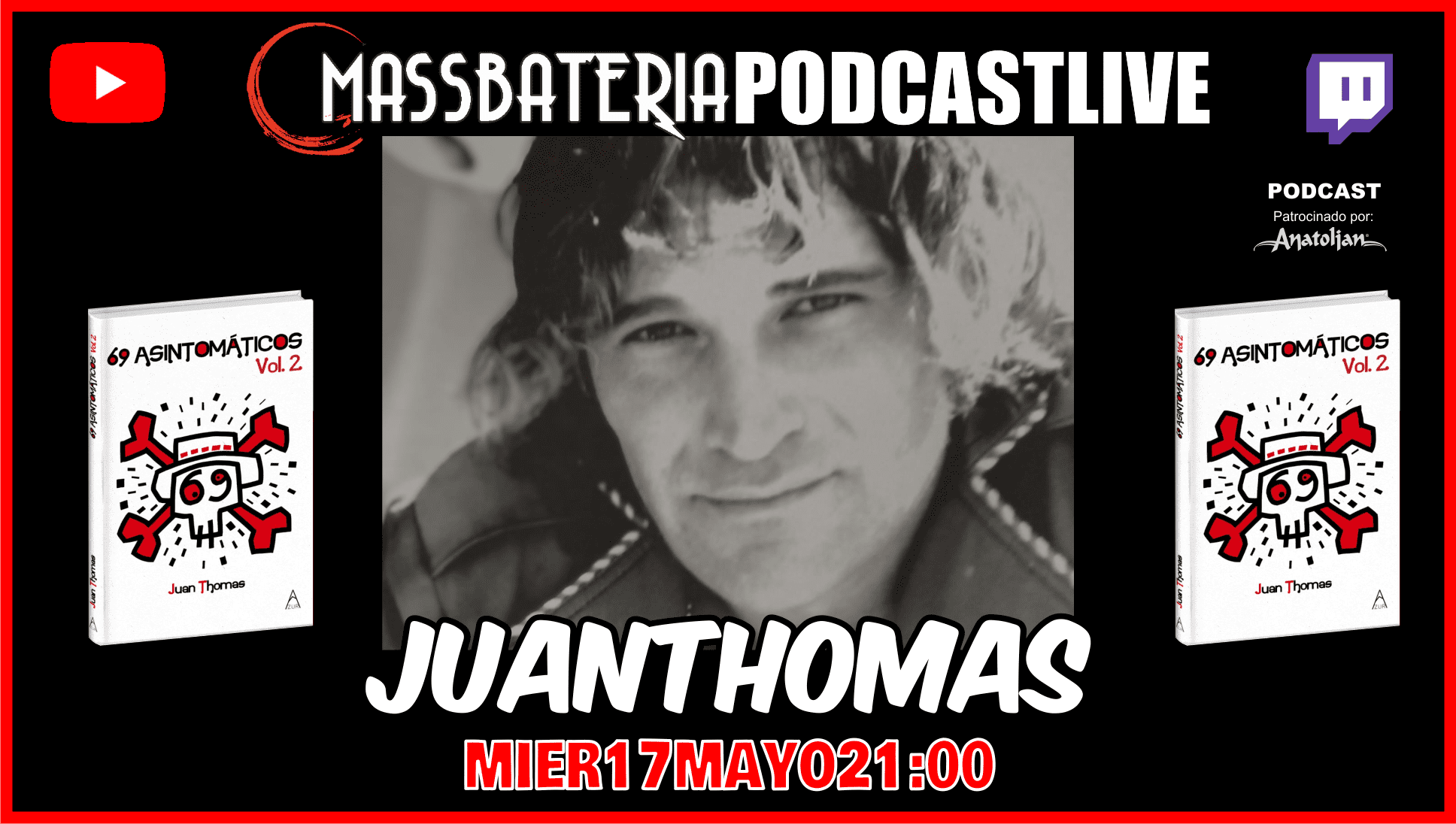 JuanThomas nos presenta su nuevo trabajo 69 asintomáticos