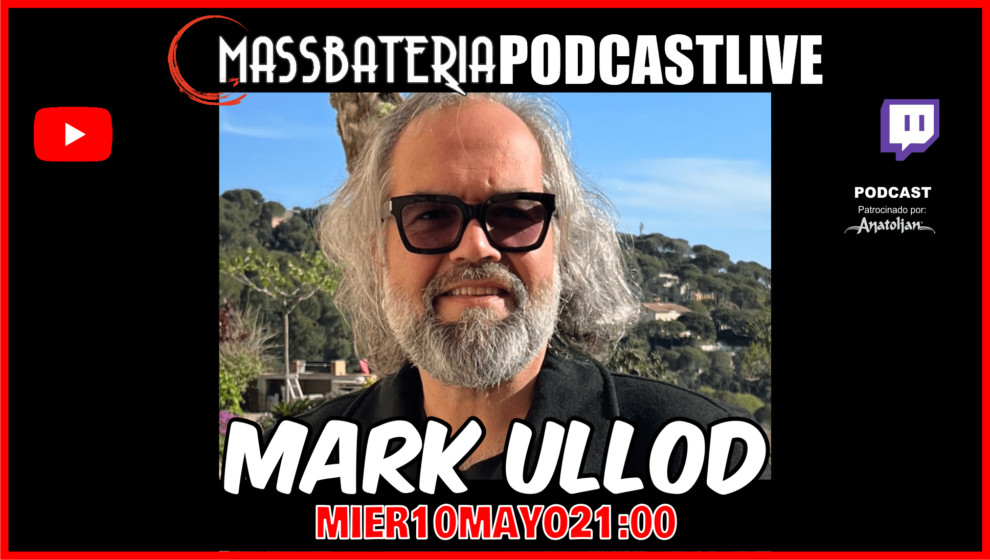 Mark Ullod. Batería, actor y otras lindezas
