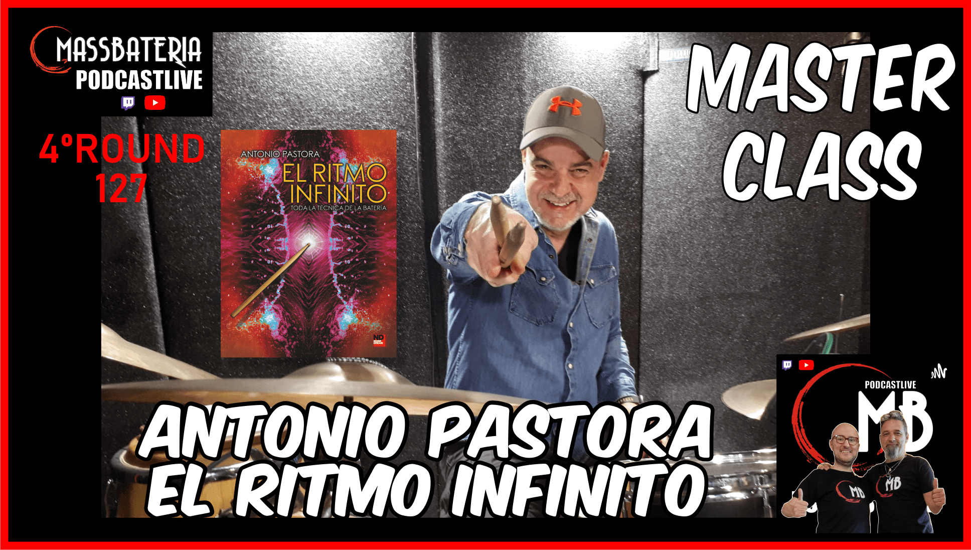 127 Antonio Pastora presenta nuevo libro, El ritmo Infinito.