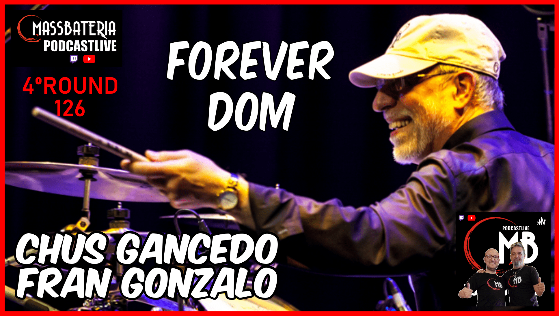 Forever Dom Famularo embajador mundial de la batería