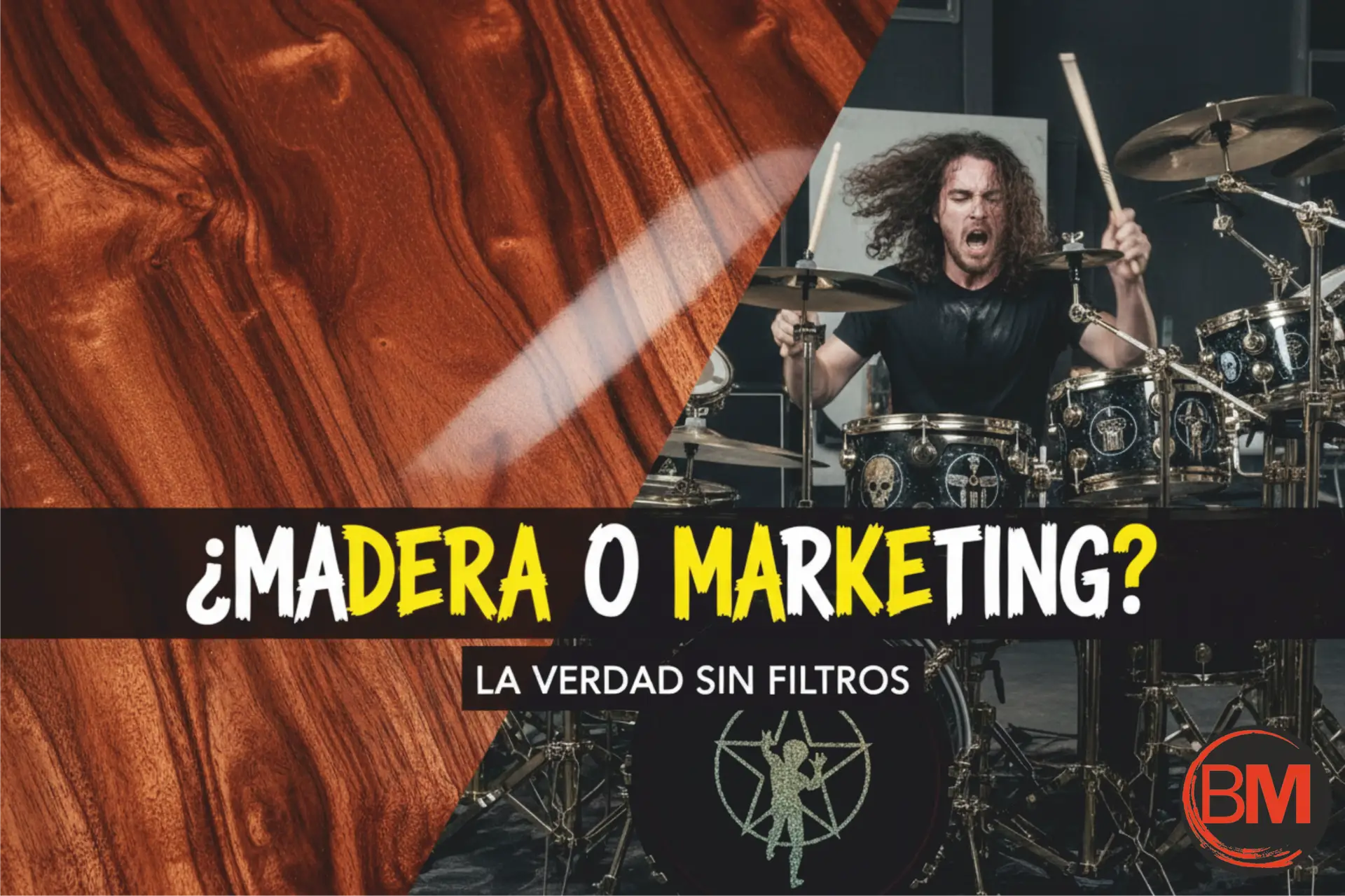 Arce, Abedul o Acrílico: ¿Realmente influye la madera en el sonido de tu batería?